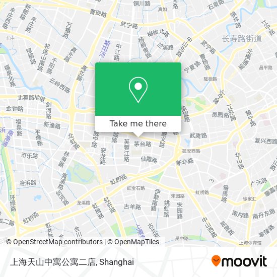 上海天山中寓公寓二店 map