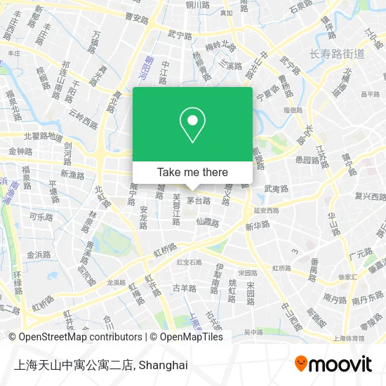 上海天山中寓公寓二店 map