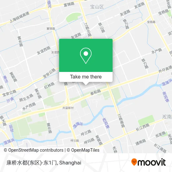 康桥水都(东区)-东1门 map