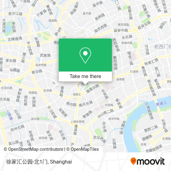 徐家汇公园-北1门 map