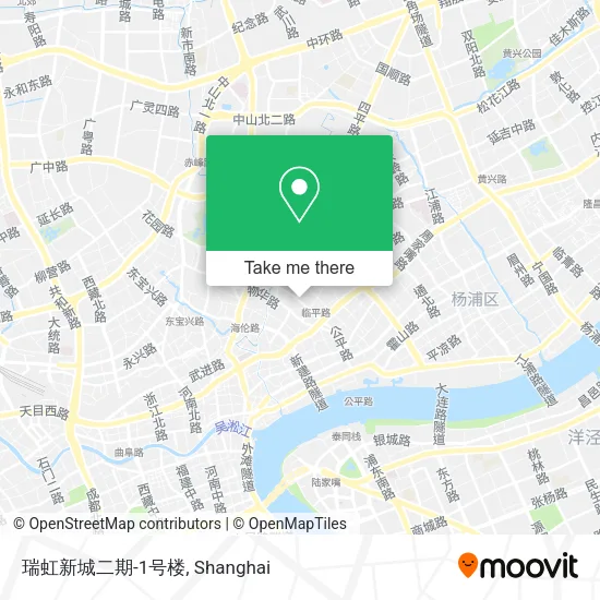 瑞虹新城二期-1号楼 map
