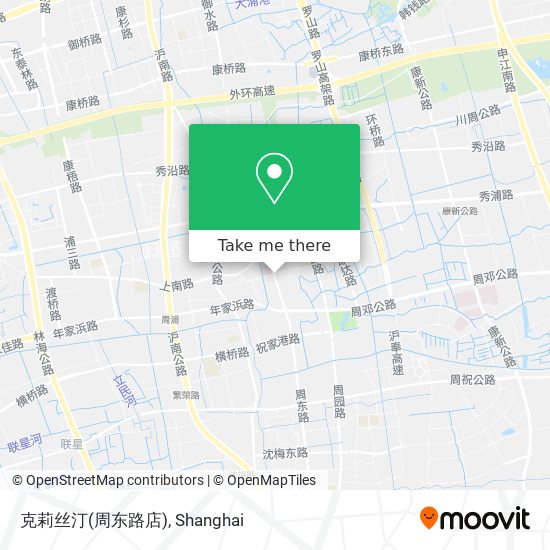 克莉丝汀(周东路店) map