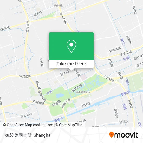 婉婷休闲会所 map