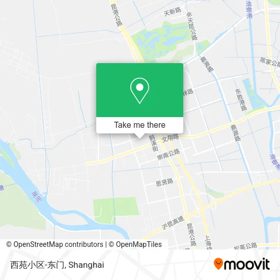 西苑小区-东门 map