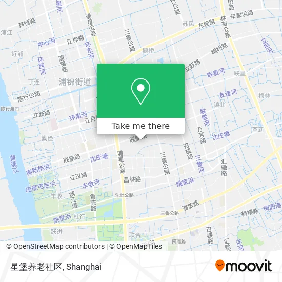 星堡养老社区 map