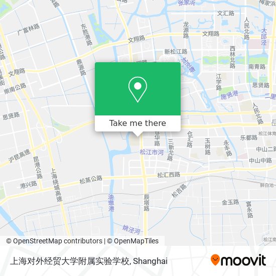 上海对外经贸大学附属实验学校 map