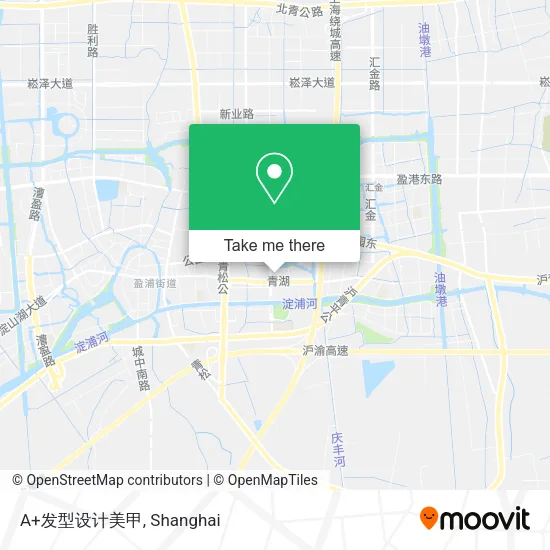 A+发型设计美甲 map