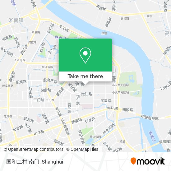 国和二村-南门 map