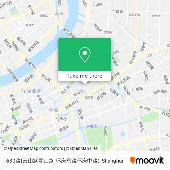 630路(云山路灵山路-环庆东路环庆中路) map