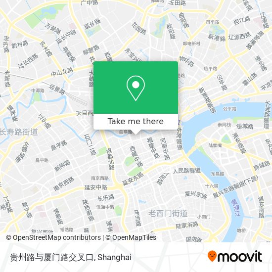 贵州路与厦门路交叉口 map