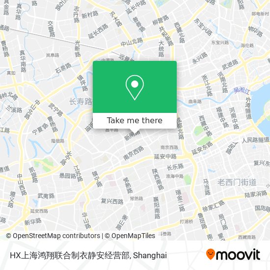 HX上海鸿翔联合制衣静安经营部 map