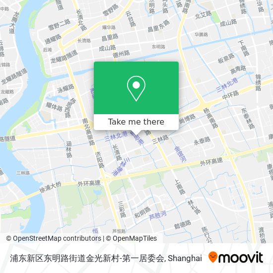 浦东新区东明路街道金光新村-第一居委会 map