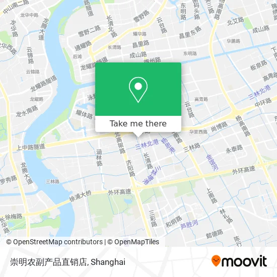 崇明农副产品直销店 map