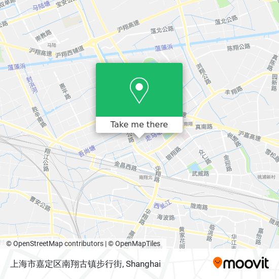 上海市嘉定区南翔古镇步行街 map
