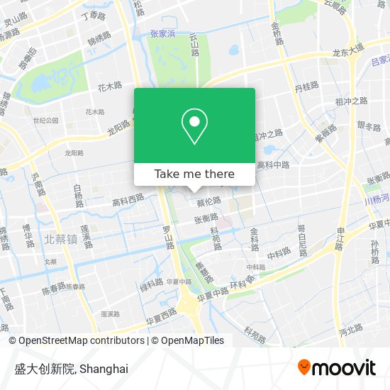 盛大创新院 map