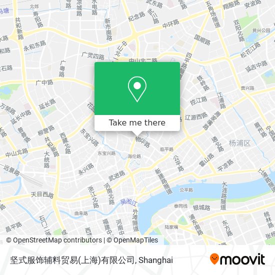坚式服饰辅料贸易(上海)有限公司 map