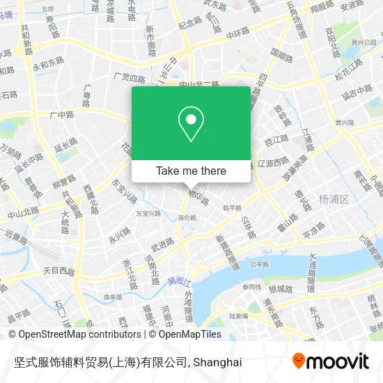 坚式服饰辅料贸易(上海)有限公司 map