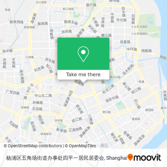 杨浦区五角场街道办事处四平一居民居委会 map
