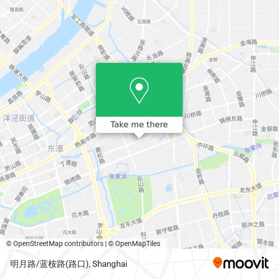 明月路/蓝桉路(路口) map