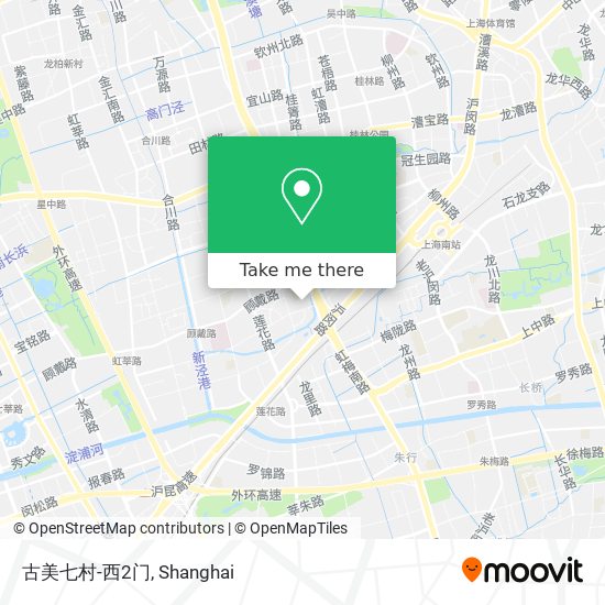 古美七村-西2门 map