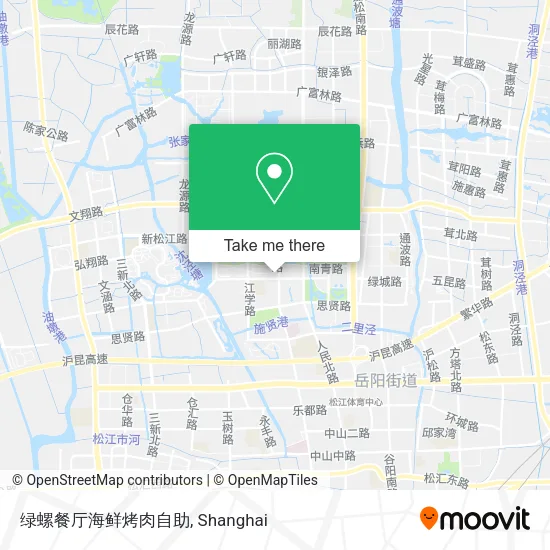 绿螺餐厅海鲜烤肉自助 map