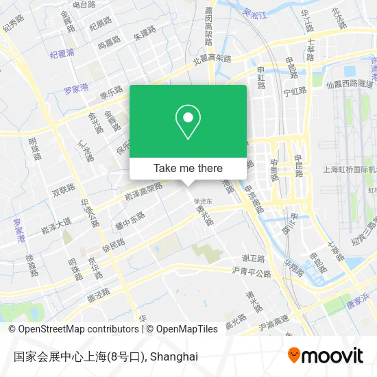 国家会展中心上海(8号口) map