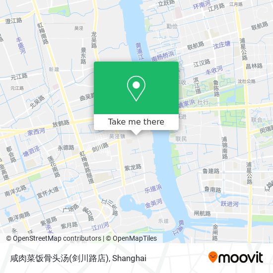 咸肉菜饭骨头汤(剑川路店) map