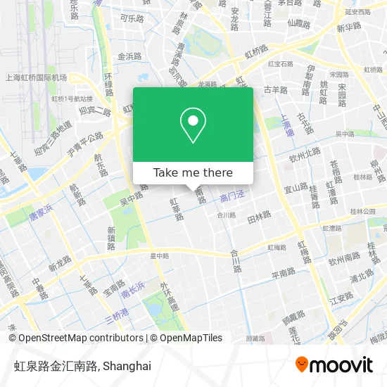 虹泉路金汇南路 map