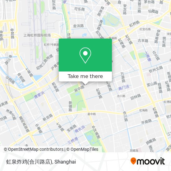 虹泉炸鸡(合川路店) map