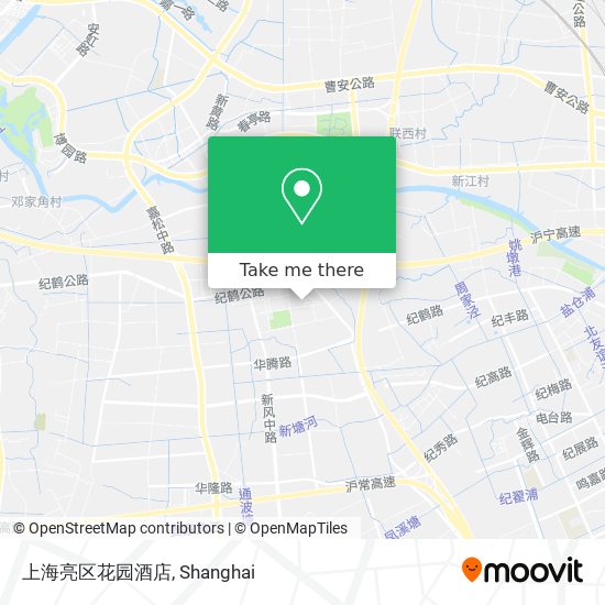 上海亮区花园酒店 map