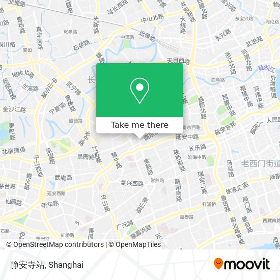 静安寺站 map