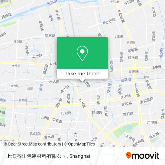 上海杰旺包装材料有限公司 map