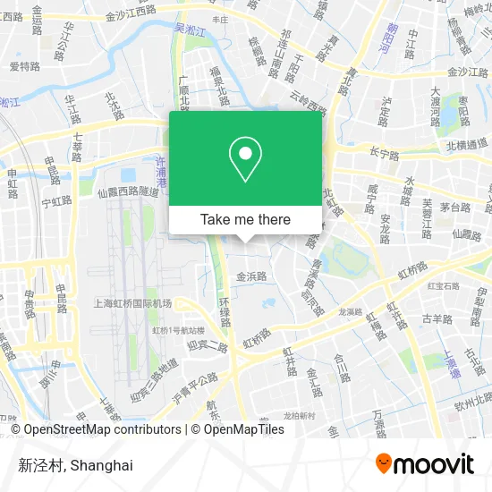 新泾村 map
