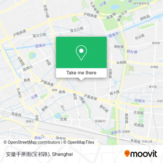 安徽手擀面(宝祁路) map
