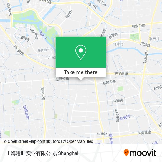 上海港旺实业有限公司 map