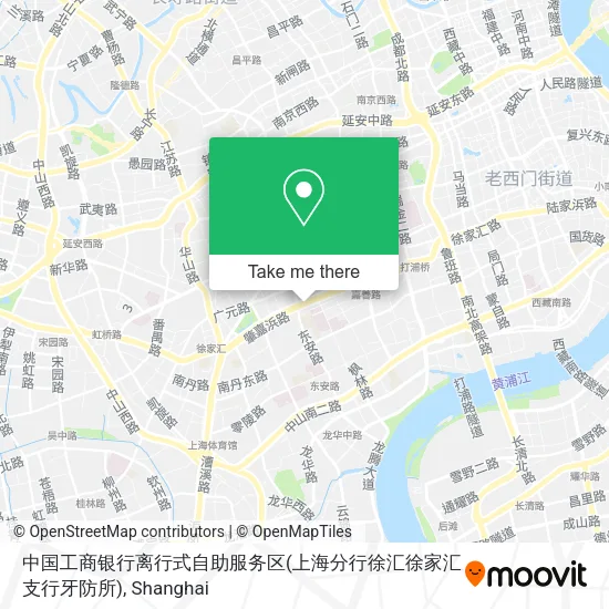 中国工商银行离行式自助服务区(上海分行徐汇徐家汇支行牙防所) map