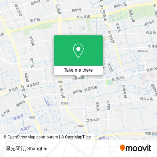 星光琴行 map