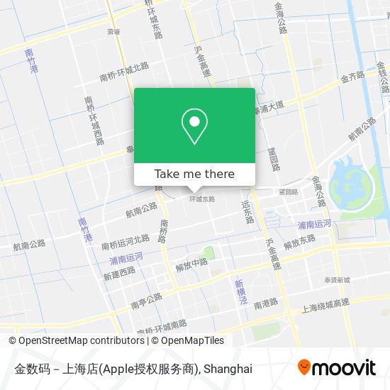 金数码－上海店(Apple授权服务商) map