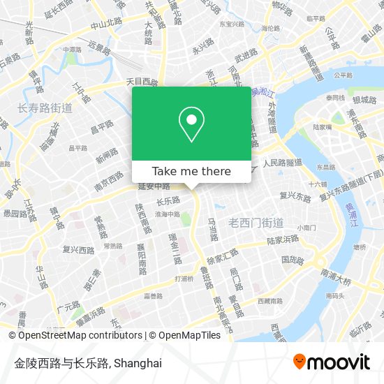 金陵西路与长乐路 map