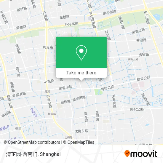 清芷园-西南门 map
