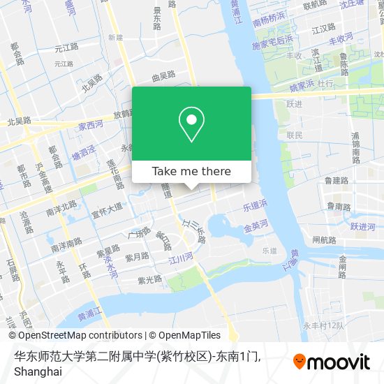 华东师范大学第二附属中学(紫竹校区)-东南1门 map