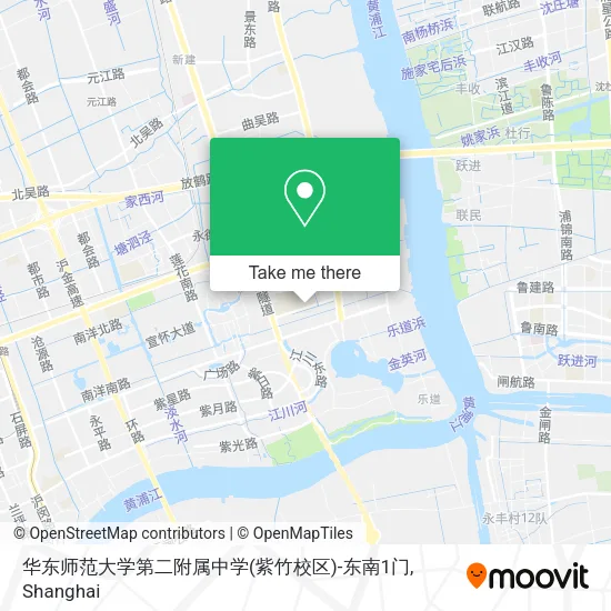 华东师范大学第二附属中学(紫竹校区)-东南1门 map