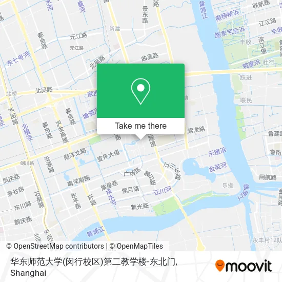 华东师范大学(闵行校区)第二教学楼-东北门 map