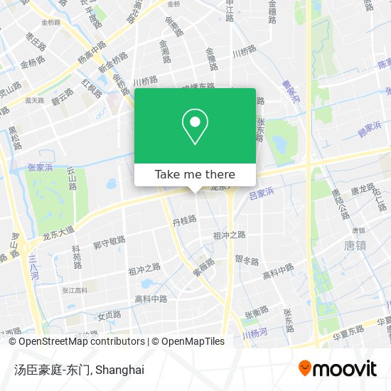 汤臣豪庭-东门 map