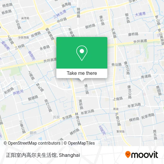 正阳室内高尔夫生活馆 map