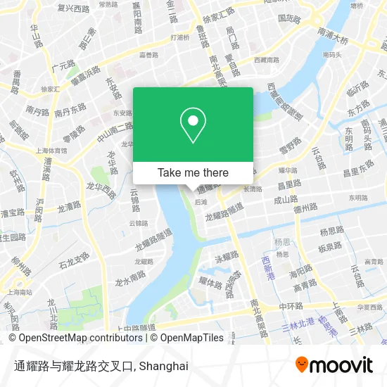 通耀路与耀龙路交叉口 map