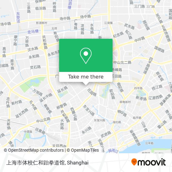 上海市体校仁和跆拳道馆 map
