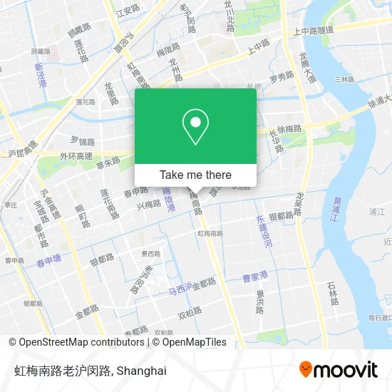 虹梅南路老沪闵路 map