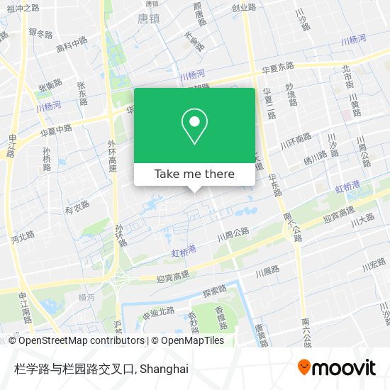 栏学路与栏园路交叉口 map