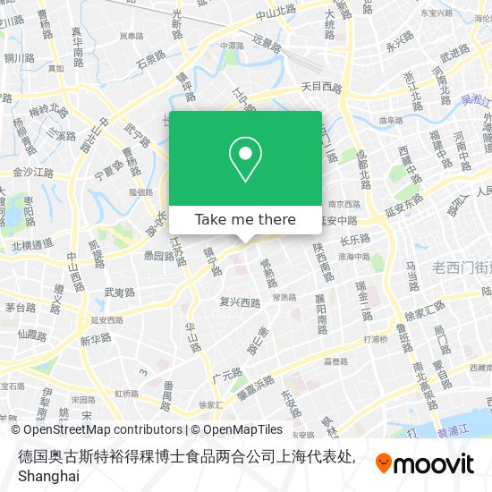 德国奥古斯特裕得稞博士食品两合公司上海代表处 map